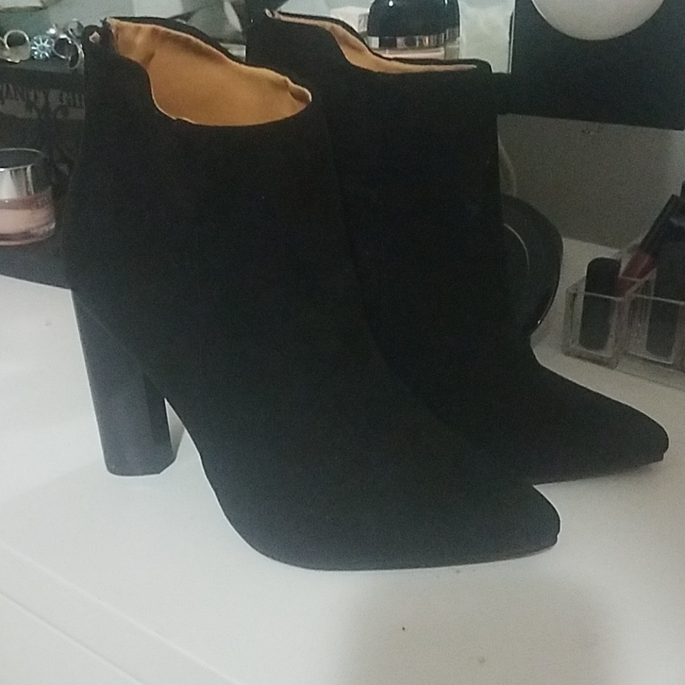Black booties